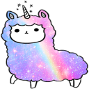 Llamacorn — cartoon emoji for Slack & Discord
