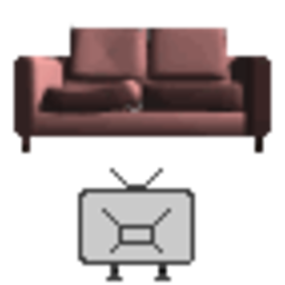 Couch Tv — cartoon emoji for Slack & Discord (Discord)
