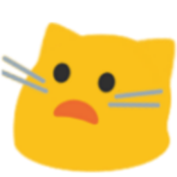 Meow Frowning — cartoon emoji for Slack & Discord (Discord)