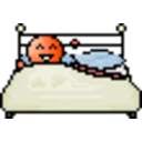In Bed — cartoon emoji for Slack & Discord