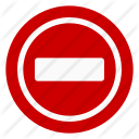 No Entry Sign — no emoji for Slack & Discord