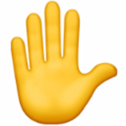 Hand Raised Inclusive — hand-gesture emoji for Slack & Discord (Discord)