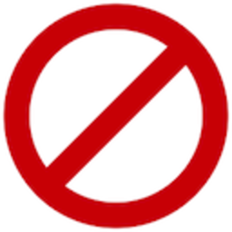 No Not Allowed — symbol emoji for Slack & Discord (Discord)