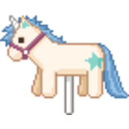 Carousel Horse 2 — cartoon emoji for Slack & Discord (Discord)