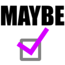 Maybe — symbol emoji for Slack & Discord (Discord)