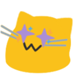 Meow Sparklyeyes — cartoon emoji for Slack & Discord (Discord)