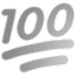 Red 100 Percent Strong — number emoji for Slack & Discord (Discord)