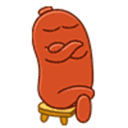 Sausage Stool — cartoon emoji for Slack & Discord (Discord)
