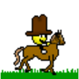 Ride Horse — cartoon emoji for Slack & Discord (Discord)