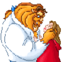 Beautyandthebeast 2 — cartoon emoji for Slack & Discord