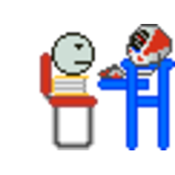 Computer Desk — cartoon emoji for Slack & Discord (Discord)