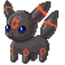 Umbreon Rainbow — cartoon emoji for Slack & Discord
