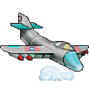Fighter Jet — cartoon emoji for Slack & Discord