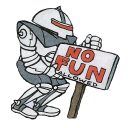 No Fun Allowed — robot emoji for Slack & Discord