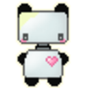 Robot Panda — cartoon emoji for Slack & Discord