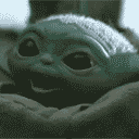 Baby Yoda Speeder — cute emoji for Slack & Discord
