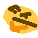 Thinking Face — thinking emoji for Slack & Discord