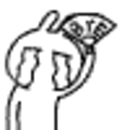 Tuzki Bye — cartoon emoji for Slack & Discord (Discord)