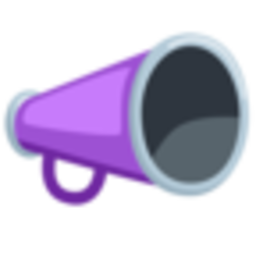 Cheering Megaphone — megaphone emoji for Slack & Discord (Discord)