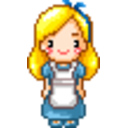 Alice In Wonderland 5 — cartoon emoji for Slack & Discord