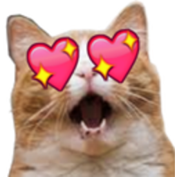 Cat Heart Eyes — cat emoji for Slack & Discord (Discord)
