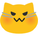 Meow Fluffevil — cartoon emoji for Slack & Discord