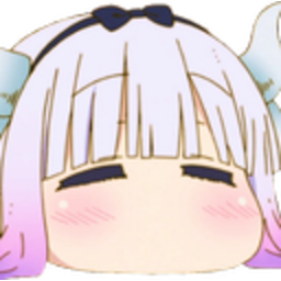 Kanna Bored — anime emoji for Slack & Discord (Discord)