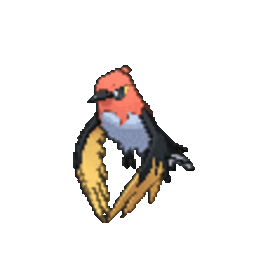 Bird Fly — cartoon emoji for Slack & Discord (Discord)