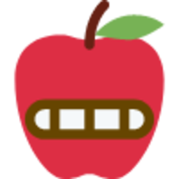 Apple Teeth — cartoon emoji for Slack & Discord (Discord)