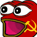 Commie Poggers — cartoon emoji for Slack & Discord