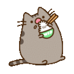Pusheen Rice — cartoon emoji for Slack & Discord (Discord)
