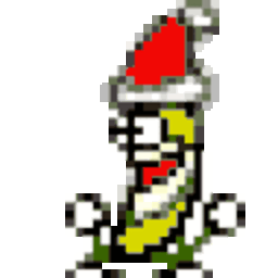 Bananadance Santa — cartoon emoji for Slack & Discord (Discord)