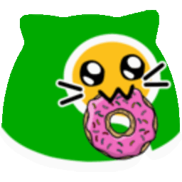Meow Comfydonut — cartoon emoji for Slack & Discord (Discord)
