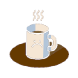 Sad Coffee — coffee emoji for Slack & Discord (Discord)