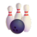 Bowling 3 — cartoon emoji for Slack & Discord