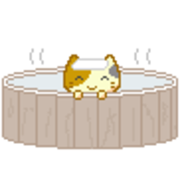 Neko Hottub — cartoon emoji for Slack & Discord (Discord)