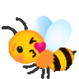 Bumblebee Heart — cartoon emoji for Slack & Discord (Discord)