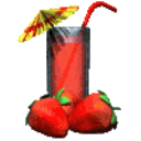 Strawberry Cocktail — strawberry emoji for Slack & Discord
