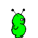 Alien Bounce — cartoon emoji for Slack & Discord
