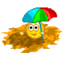 Beach Sand — cartoon emoji for Slack & Discord