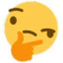 Spaced Out Thinking — cartoon emoji for Slack & Discord